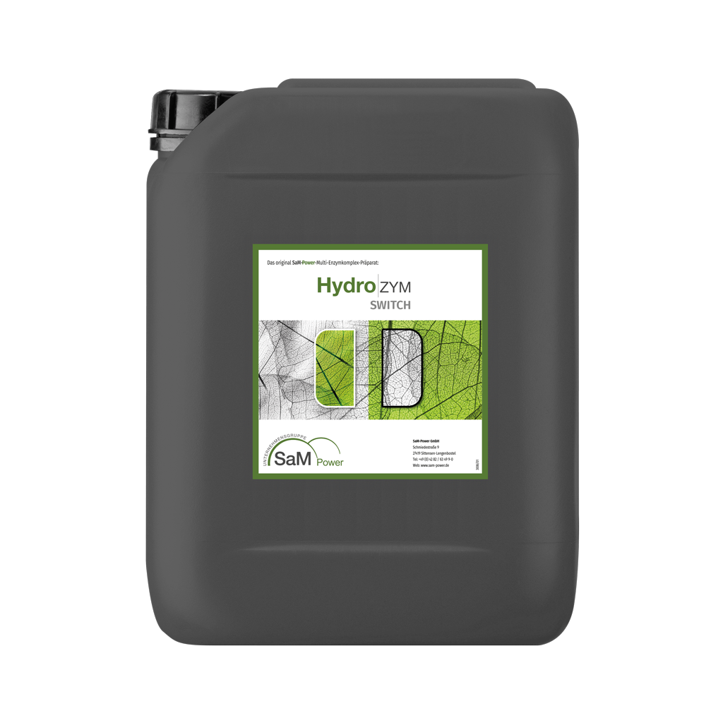 Bidon HydroZYM Switch SAM POWER enzymes méthanisation optimisation hydrolyse BiOptim