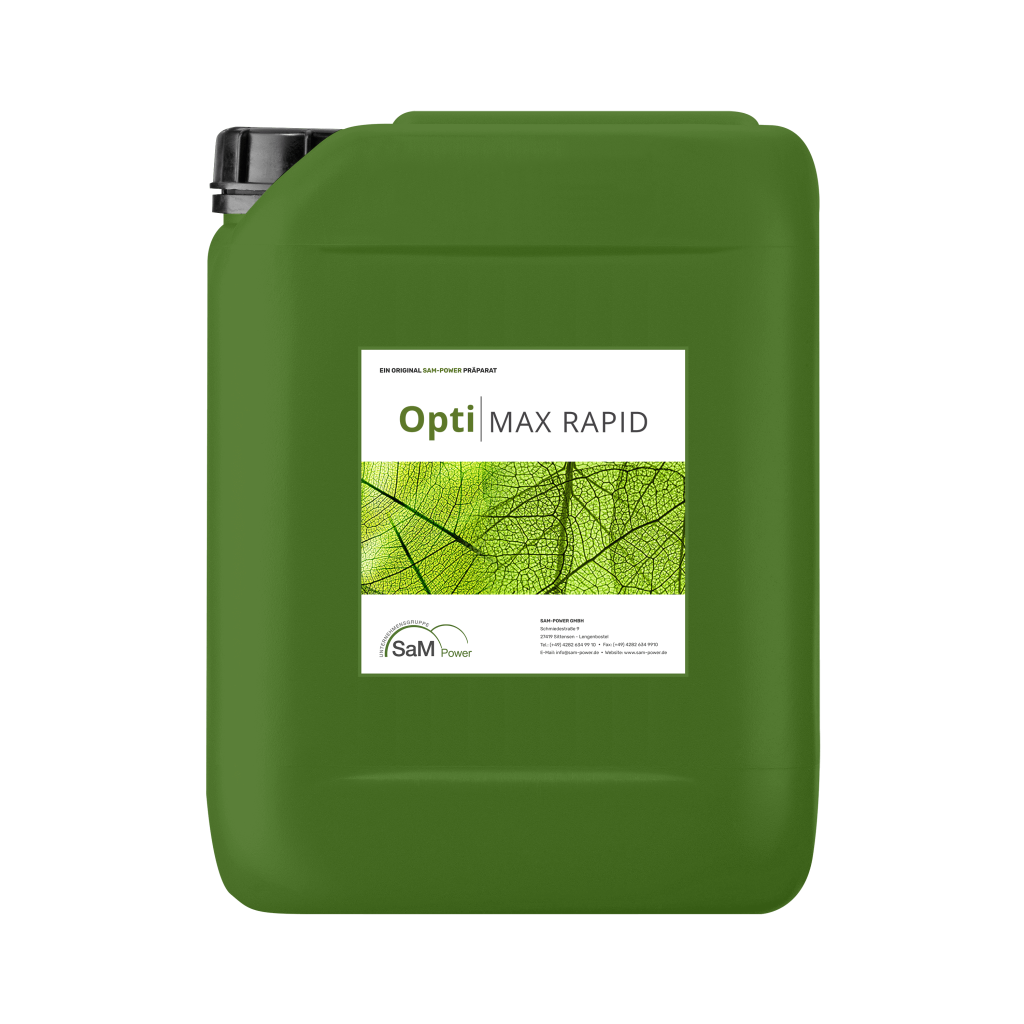 Bidon OptiMax Rapid SAM POWER additif biologique optimisation méthanisation BiOptim
